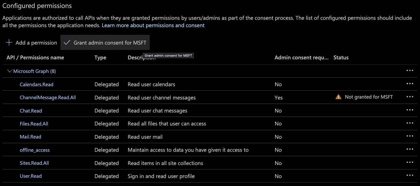 Azure Add Permissions 3