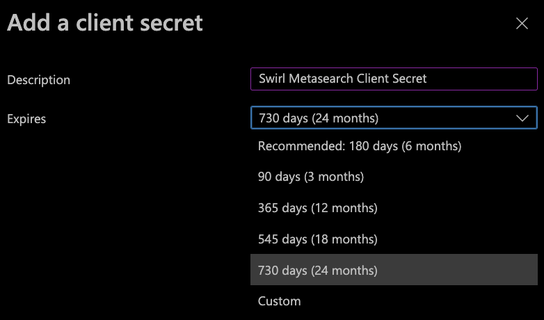 Azure Client Secret 2